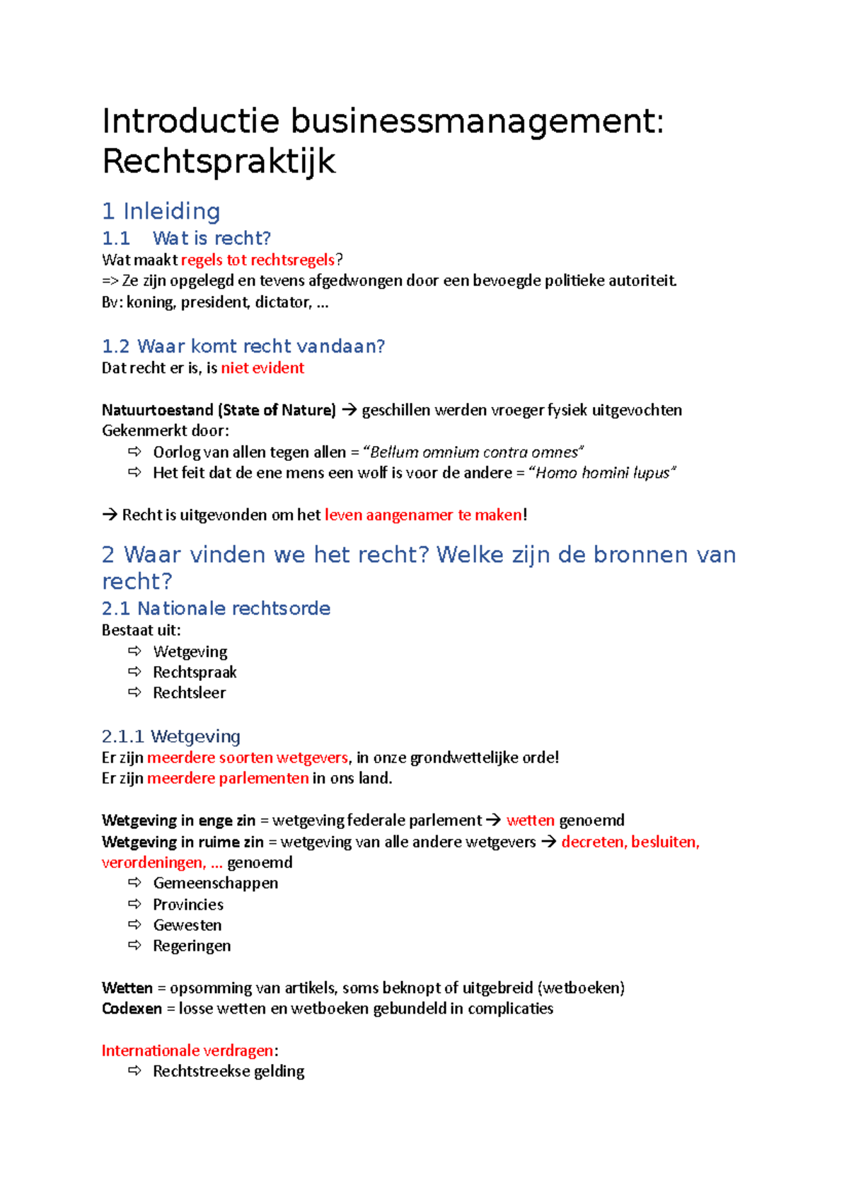 Introductie Bedrijfsmanagement - Rechtspraktijk - Introductie ...