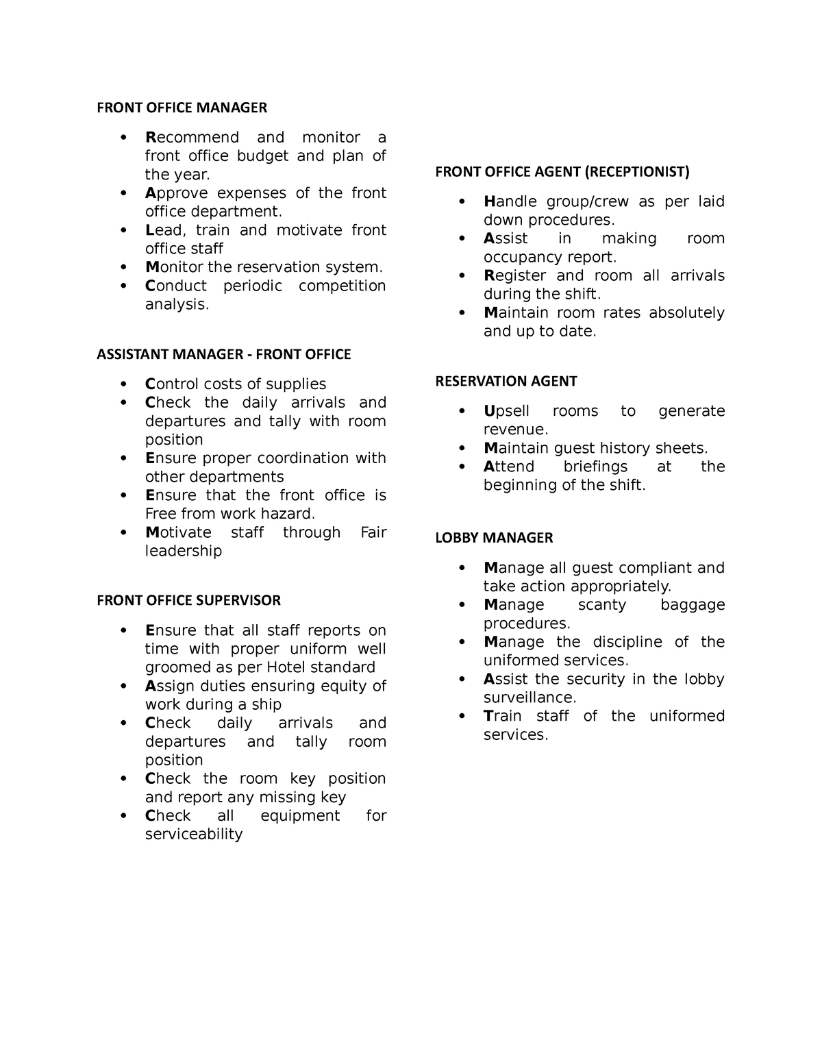 hm-pe1-chapter-3-front-office-management-front-office-manager