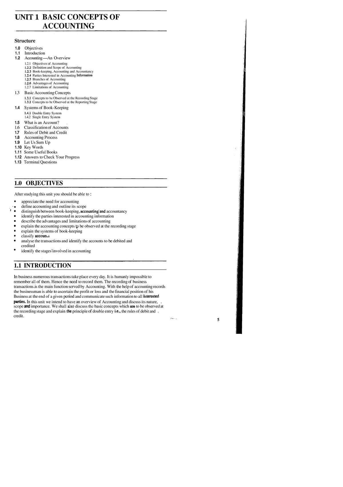 Unit-1 - Basic Concepts Of Accounting - Studocu