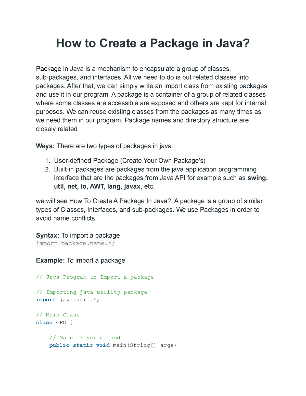 how-to-create-a-package-in-java-how-to-create-a-package-in-java-package-in-java-is-a