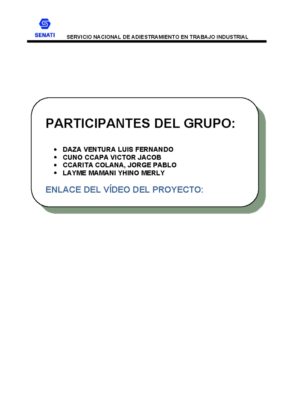 TR2 Ingles Tecnico (grupal) - PARTICIPANTES DEL GRUPO: DAZA VENTURA ...