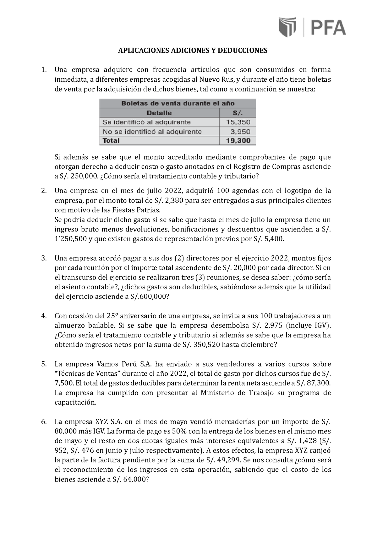 Caso Adiciones y Deducciones Renta Personal y Empresarial UCV Studocu