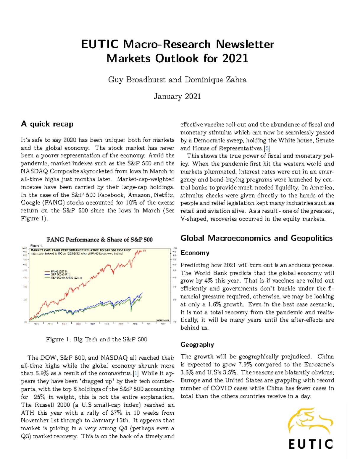 Eutic 2021 outlook - notes - EUTIC Macro-Research Newsletter Markets ...