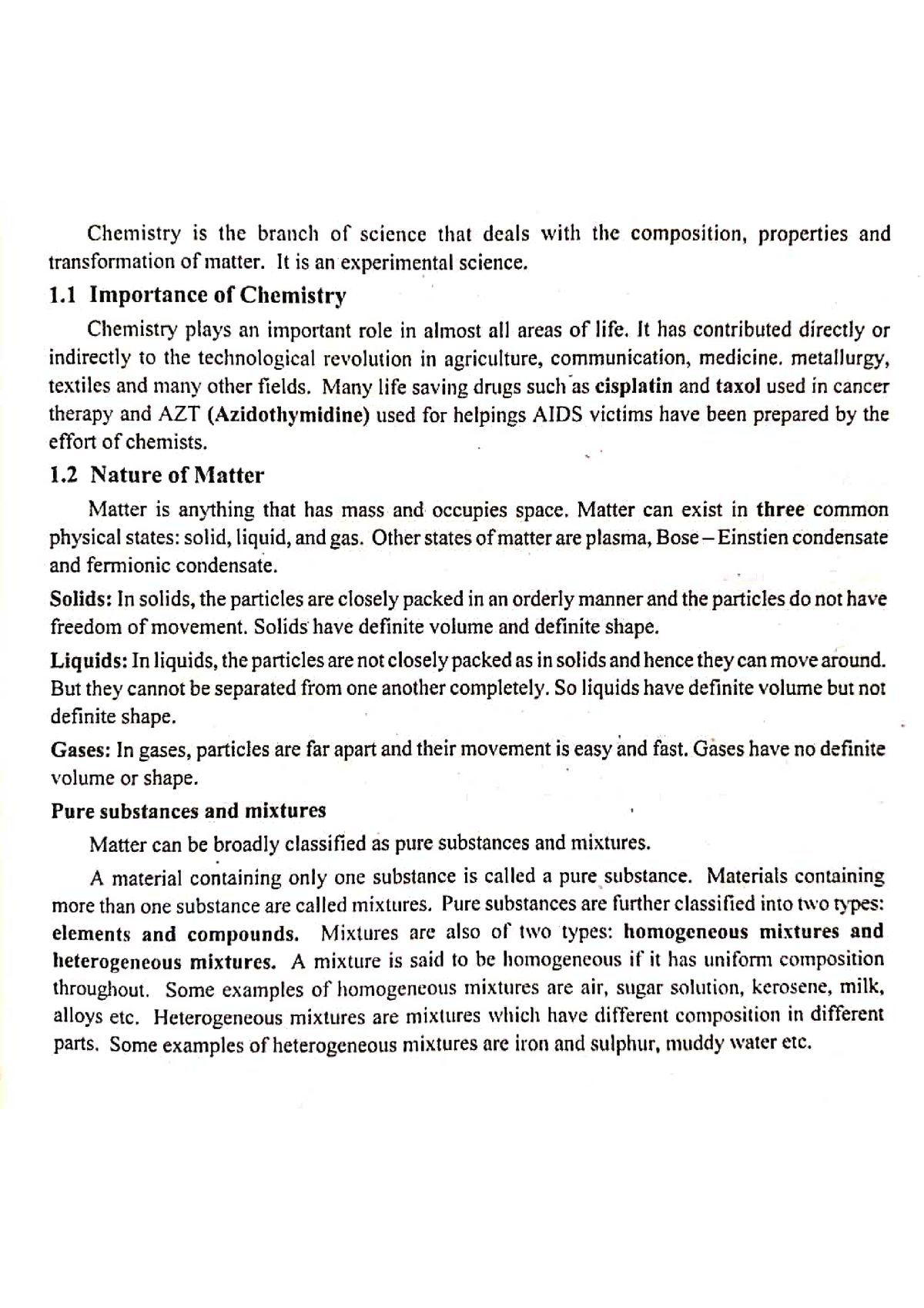 Basic Concept Of Chemistry - BSc Chemistry - Studocu