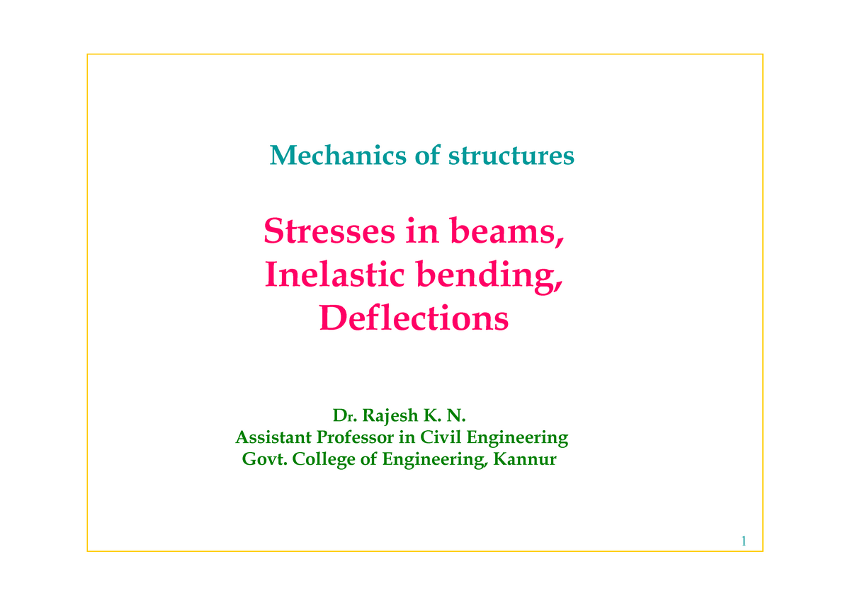 Mechanicsofstructures Module 3 140806042209 Phpapp 02 - Mechanics Of ...