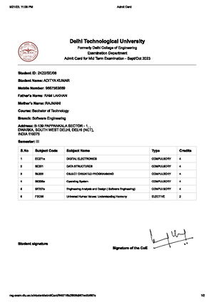 Registers - notes - Registers Register • A register is a digital ...