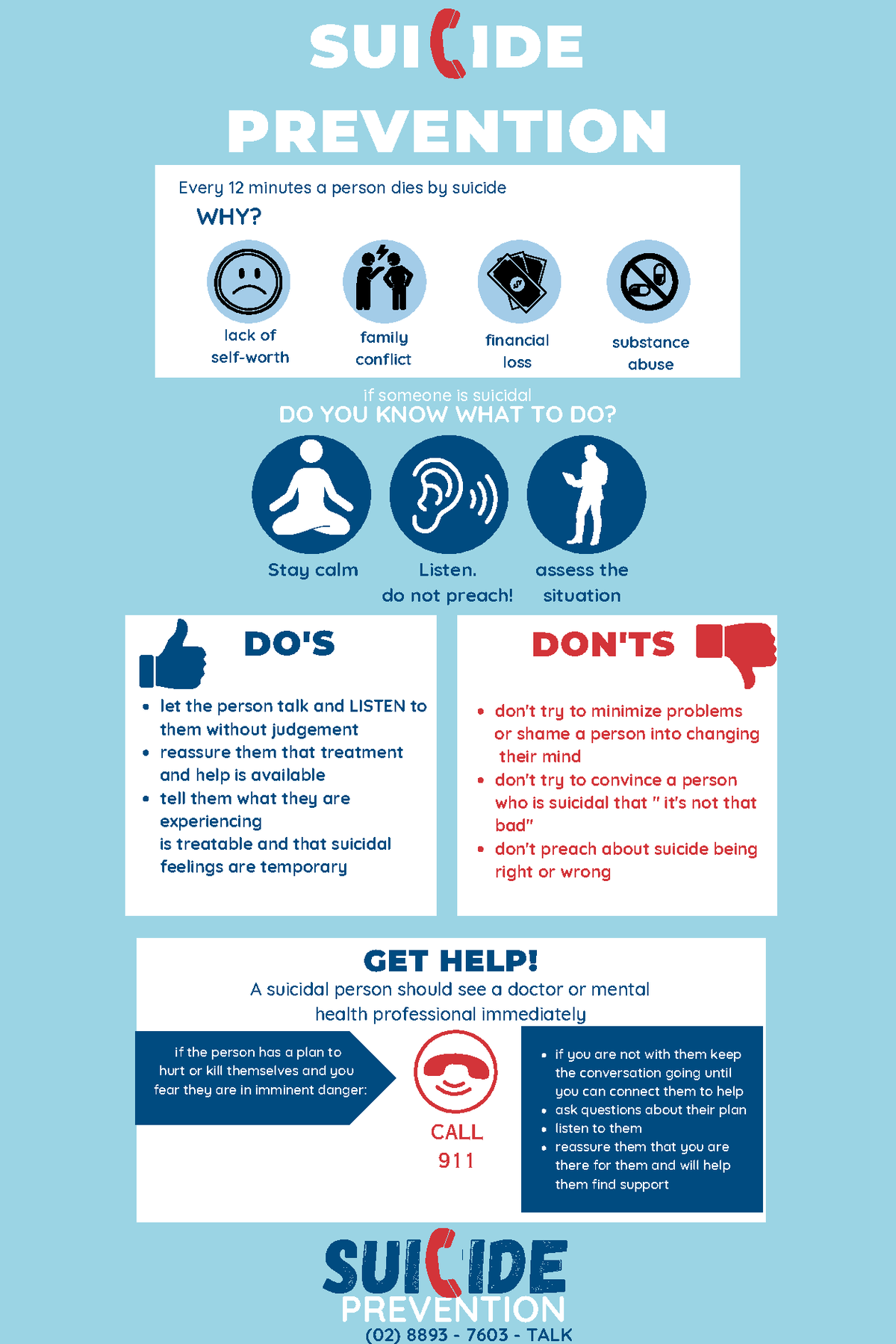 SUICIDE INFOGRAPHICS - SUICIDE PREVENTION A suicidal person should see ...