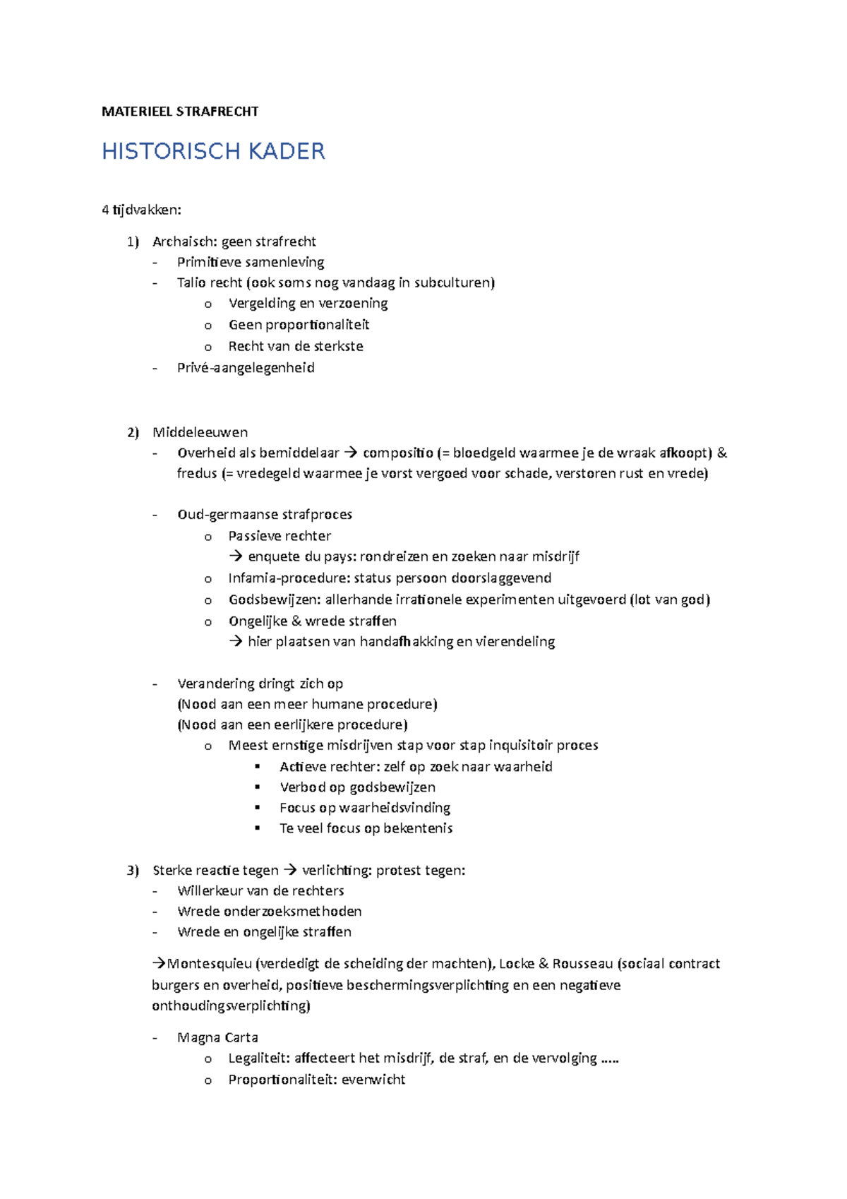 Materieel Strafrecht Notities Begelijke Zelfstudie - MATERIEEL ...