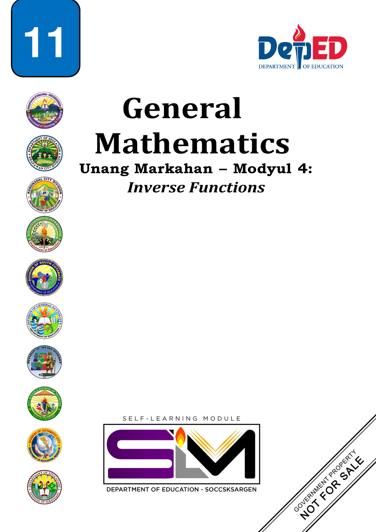 M11GM Q1Module 4 Finaaaal Humanag Edit - 11 General Mathematics Unang ...