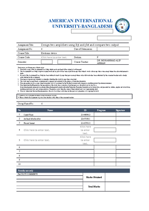 Physics lab exp - lab report - Physics lab Section -C Lab report on ...