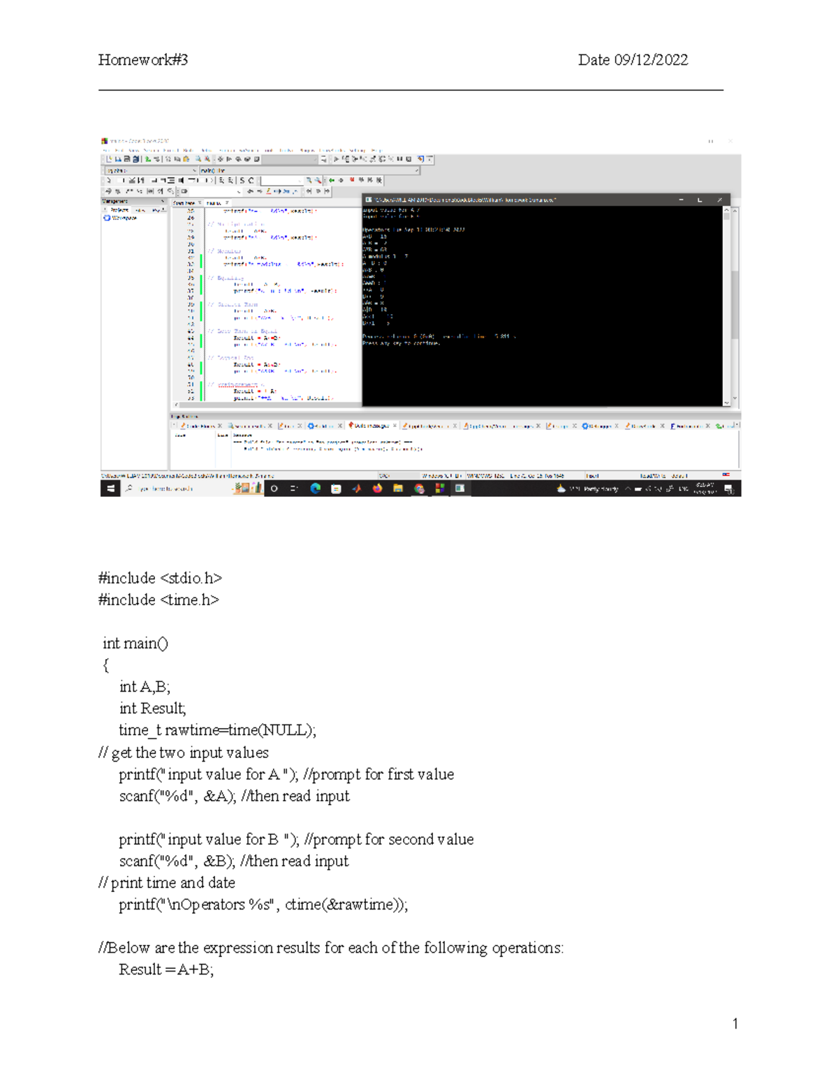 C Programming HW03 RVC - - Studocu