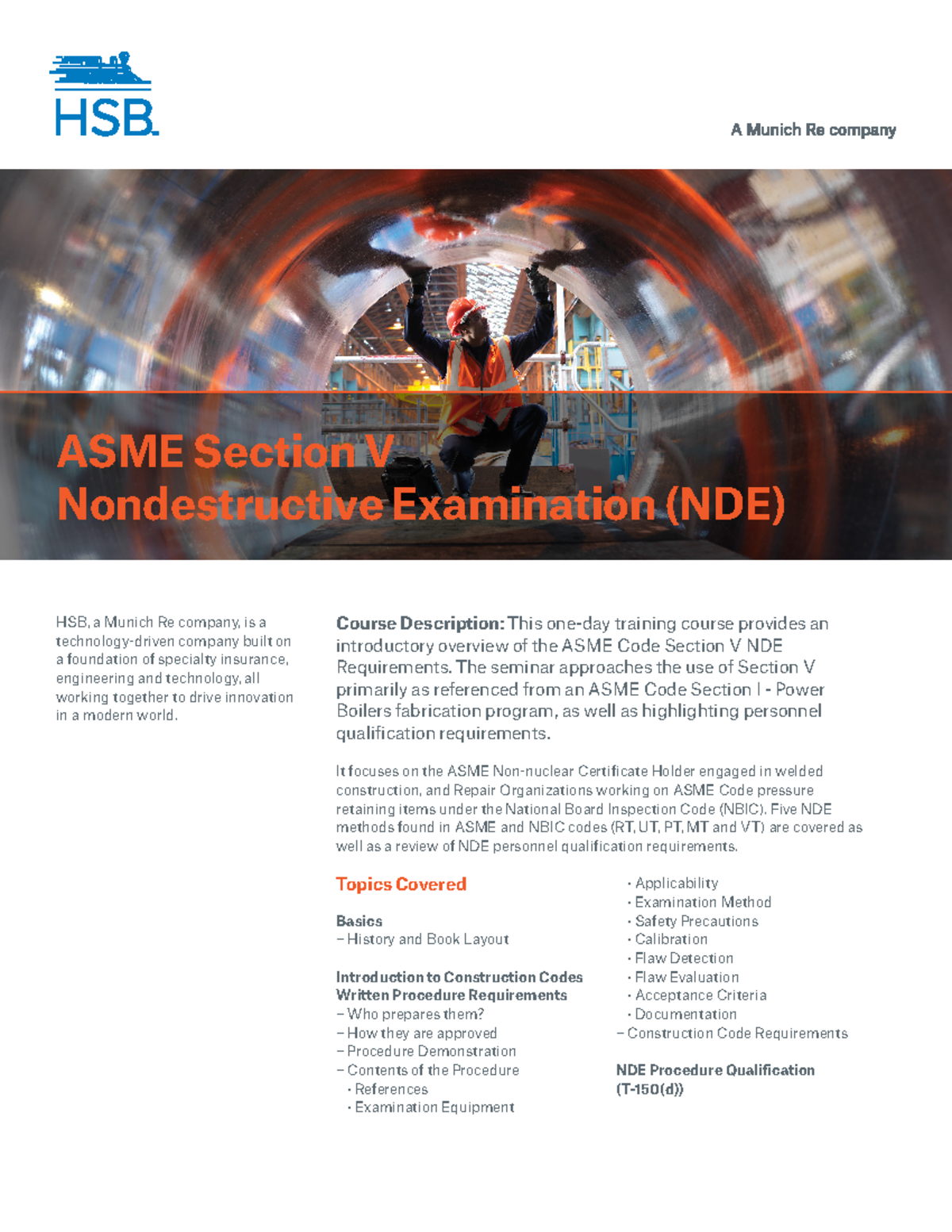 HSB 169 ASME Section V F E - ASME Section V Nondestructive Examination ...