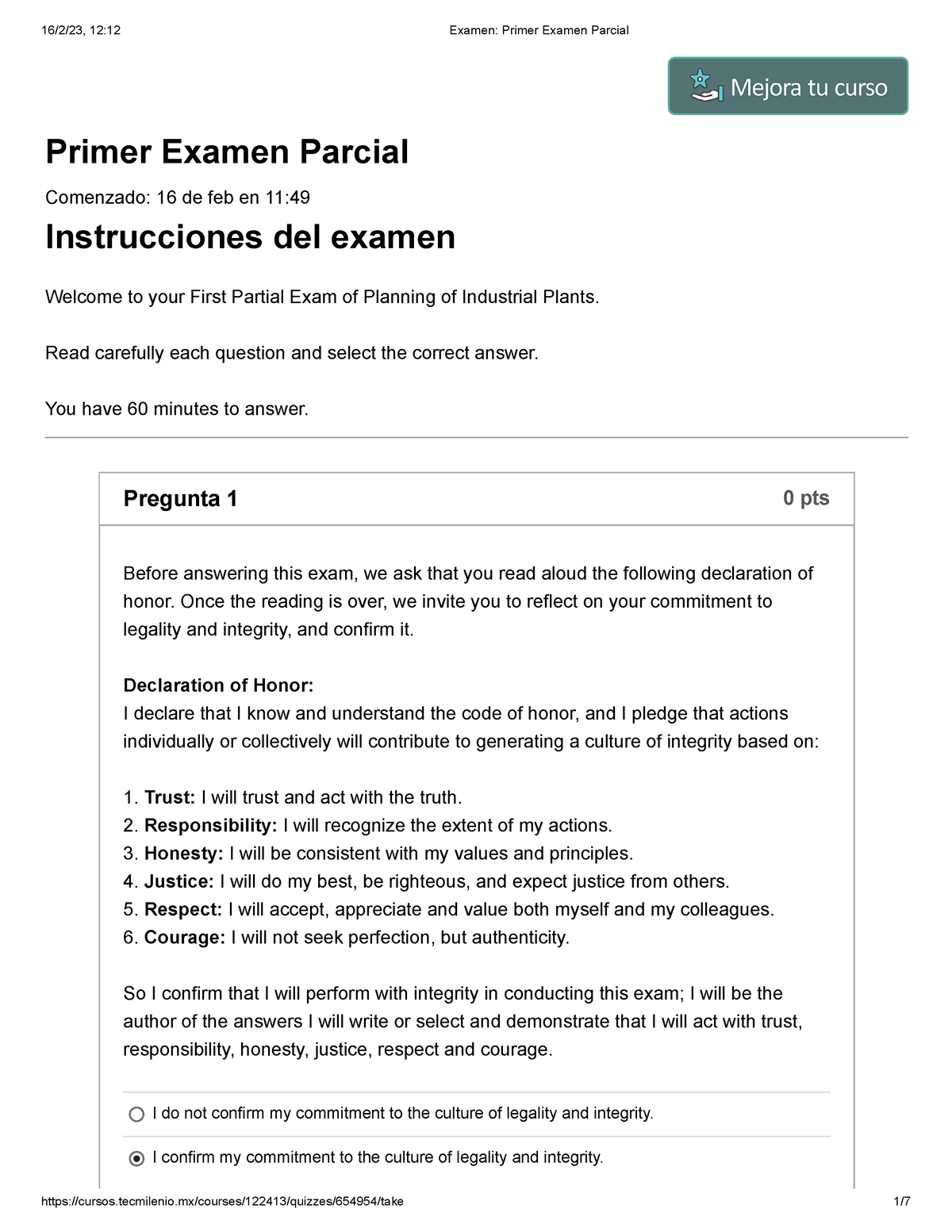 Examen Primer Examen Parcial Ingles Axel Come Caca - Primer Examen ...