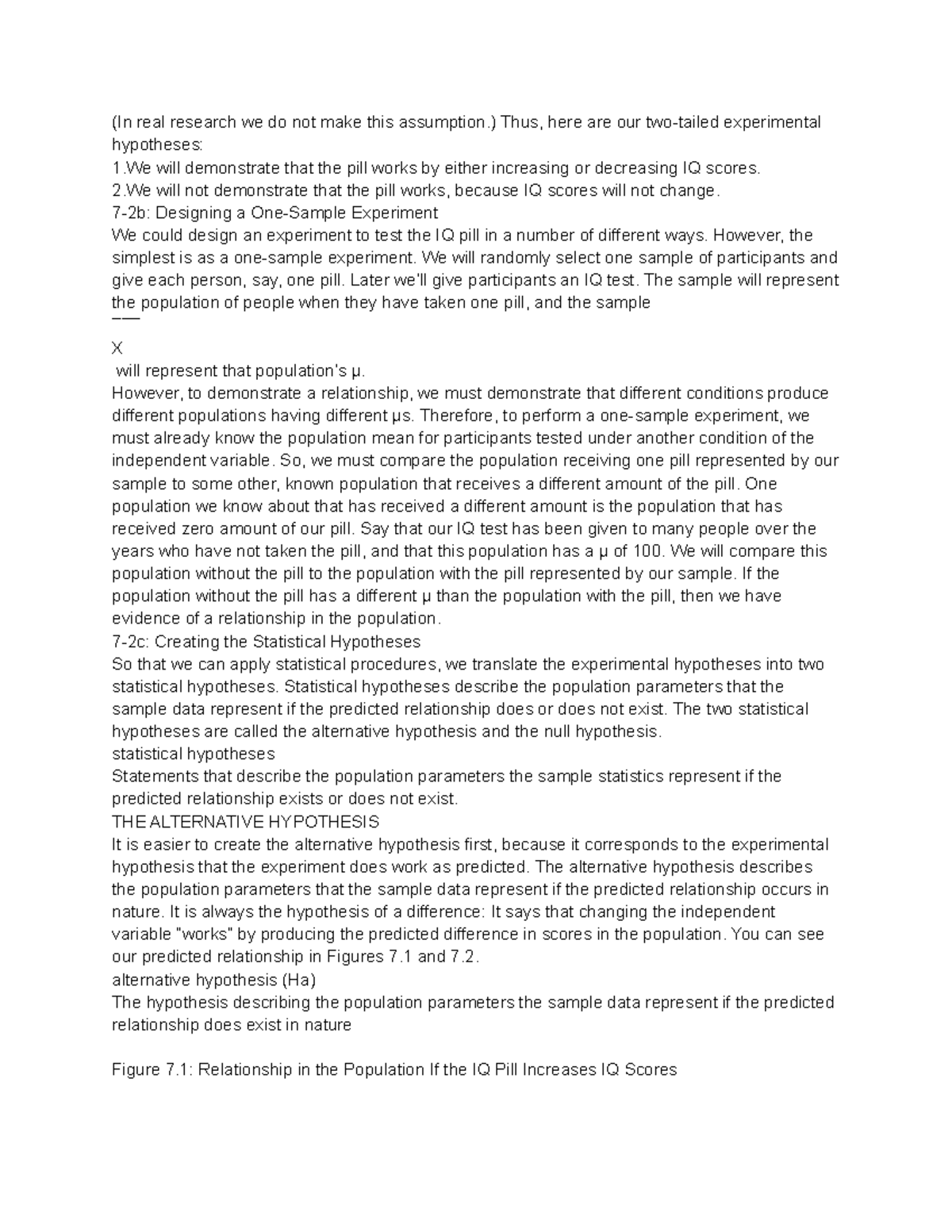 Notes 2 - (In real research we do not make this assumption.) Thus, here ...