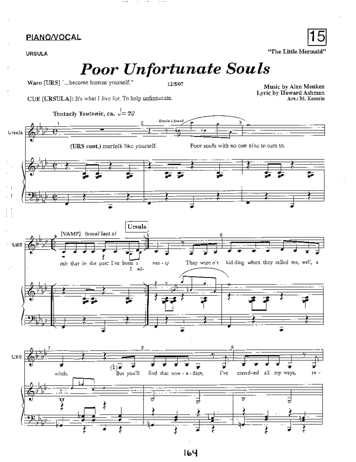 Poor Unfortunate Souls MUS103 Studocu