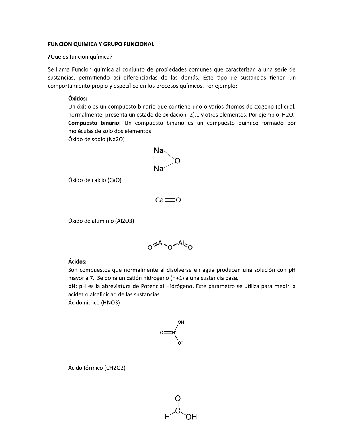 Funcion Quimica Y Grupo Funcional Funcion Quimica Y Grupo Funcional ¿qué Es Función Química 