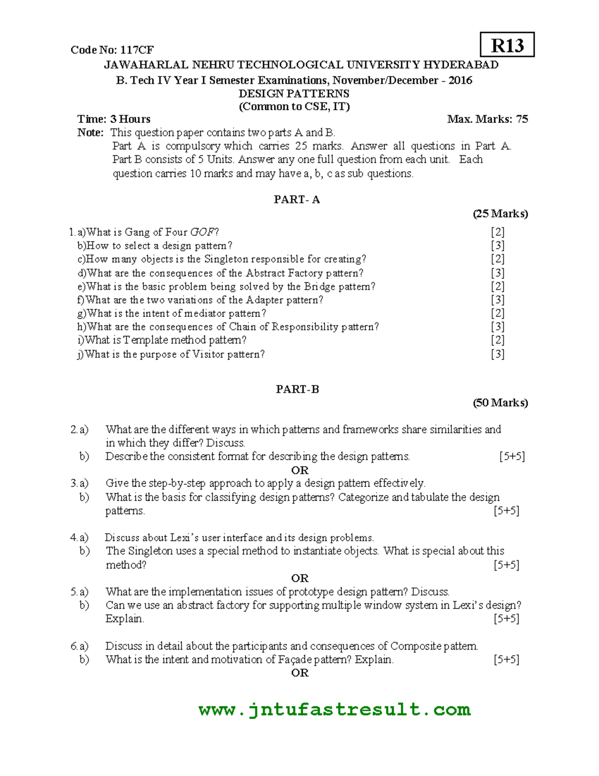 117CF112016 - These are Important questions - Code No: 117CF R ...