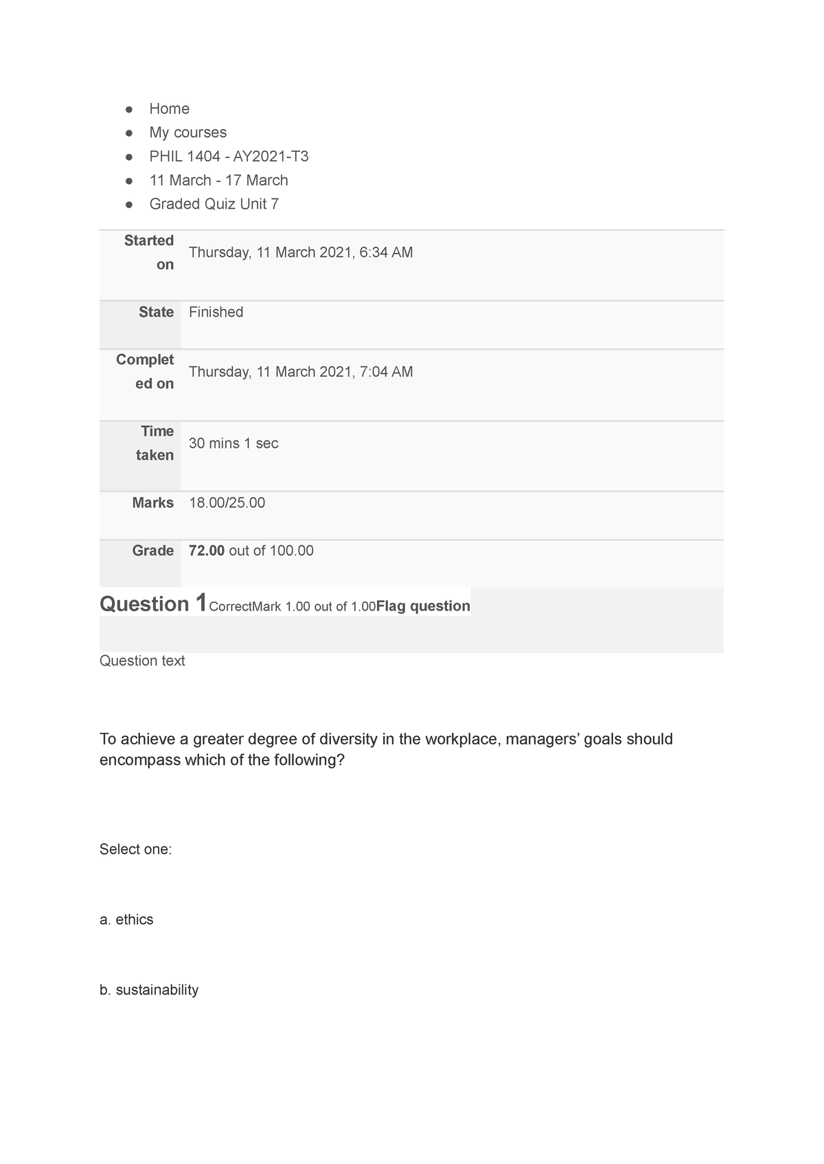Graded Quiz Unit 7 PHIL1404 - Home My Courses PHIL 1404 - AY2021-T3 11 ...