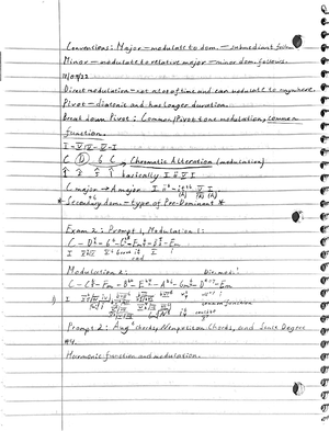 (Music) Theory 1-2 Notes - PY.710.113 - Studocu
