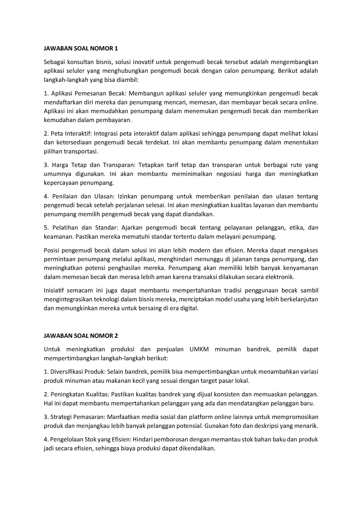 Tugas 1 - Sistem Informasi Manajemen - JAWABAN SOAL NOMOR 1 Sebagai ...