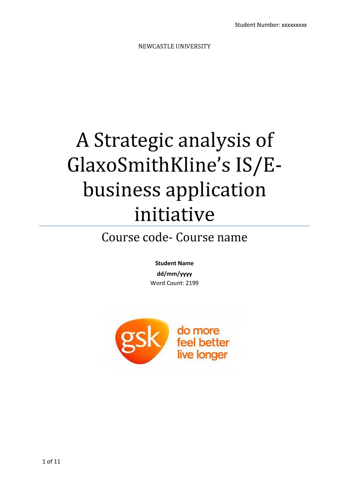 gsk case study pdf