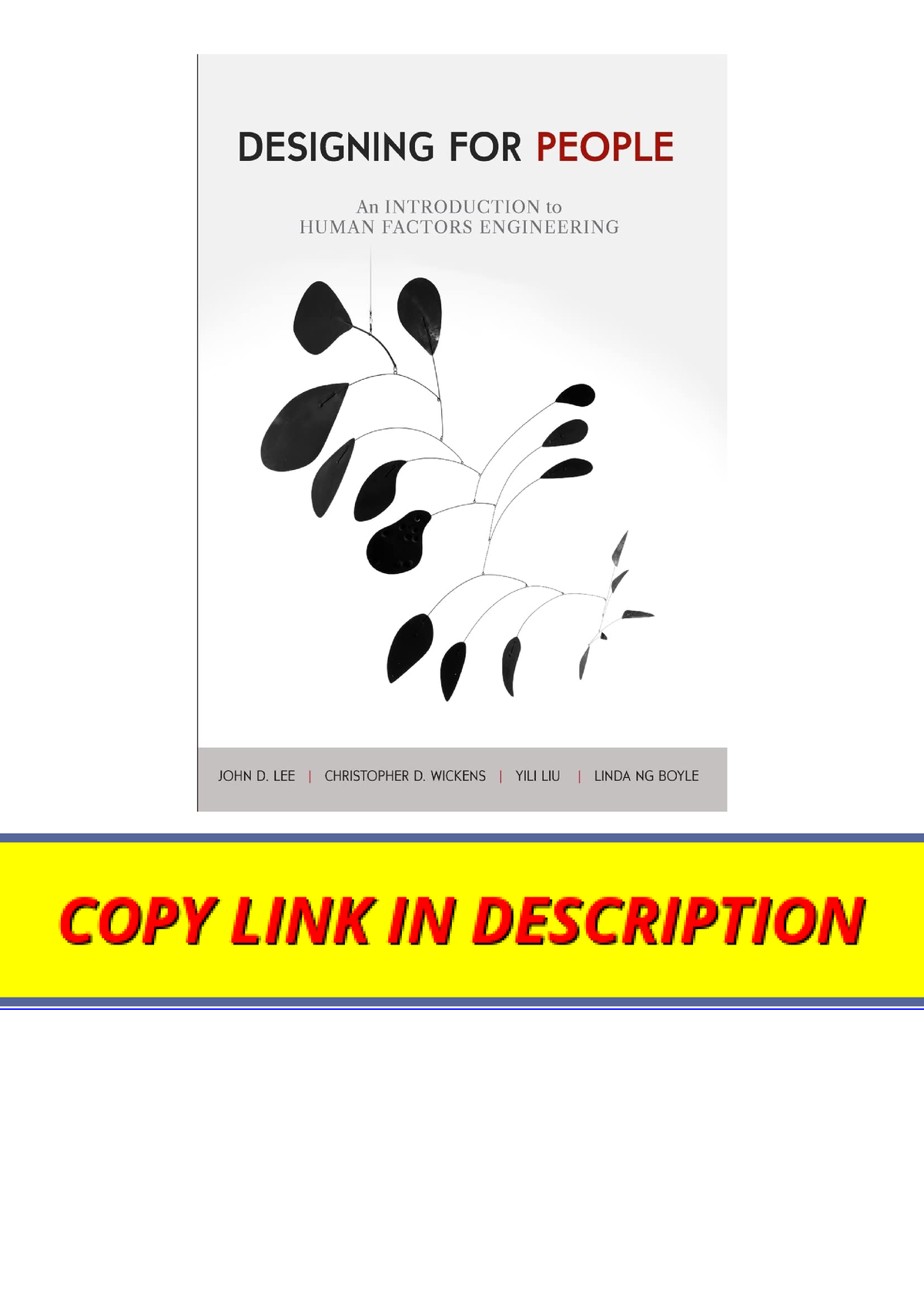 Ebook download Designing for People An Introduction to Human Factors