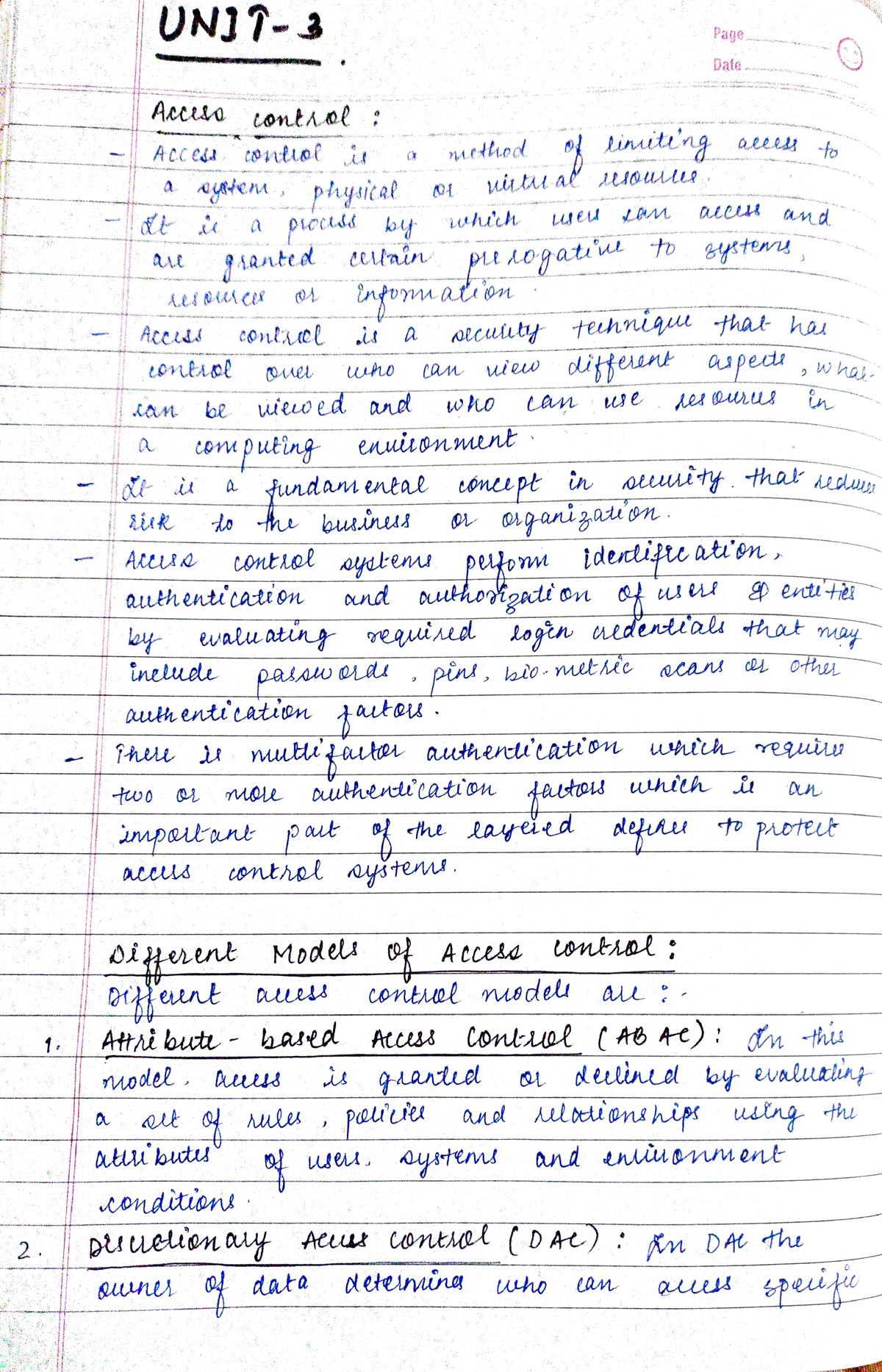 Unit-3 - unit 3 notes - 2. UN]7- AReeo Lonthol Aceed be wo 94anted eain ...