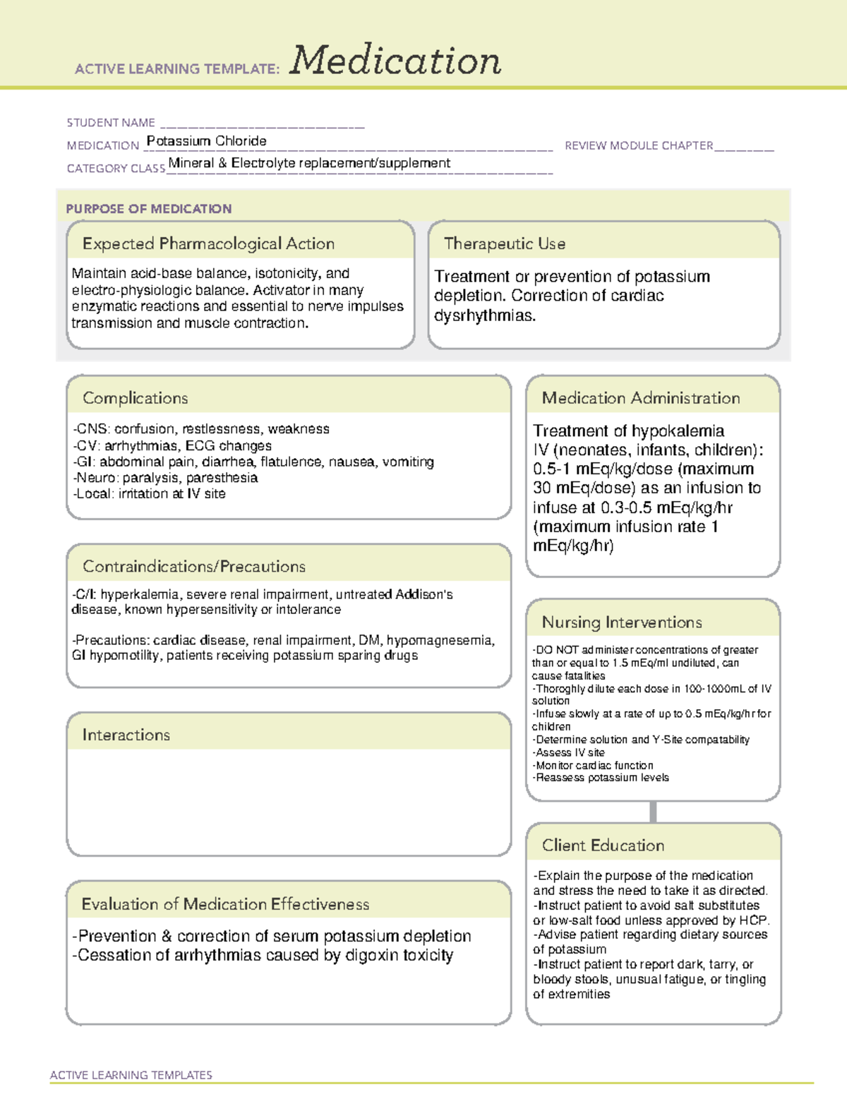 potassium-chloride-ati-template-active-learning-templates-medication