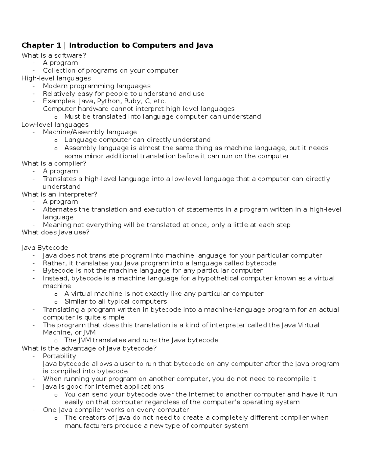 java-chapter-1-notes-chapter-1-introduction-to-computers-and-java