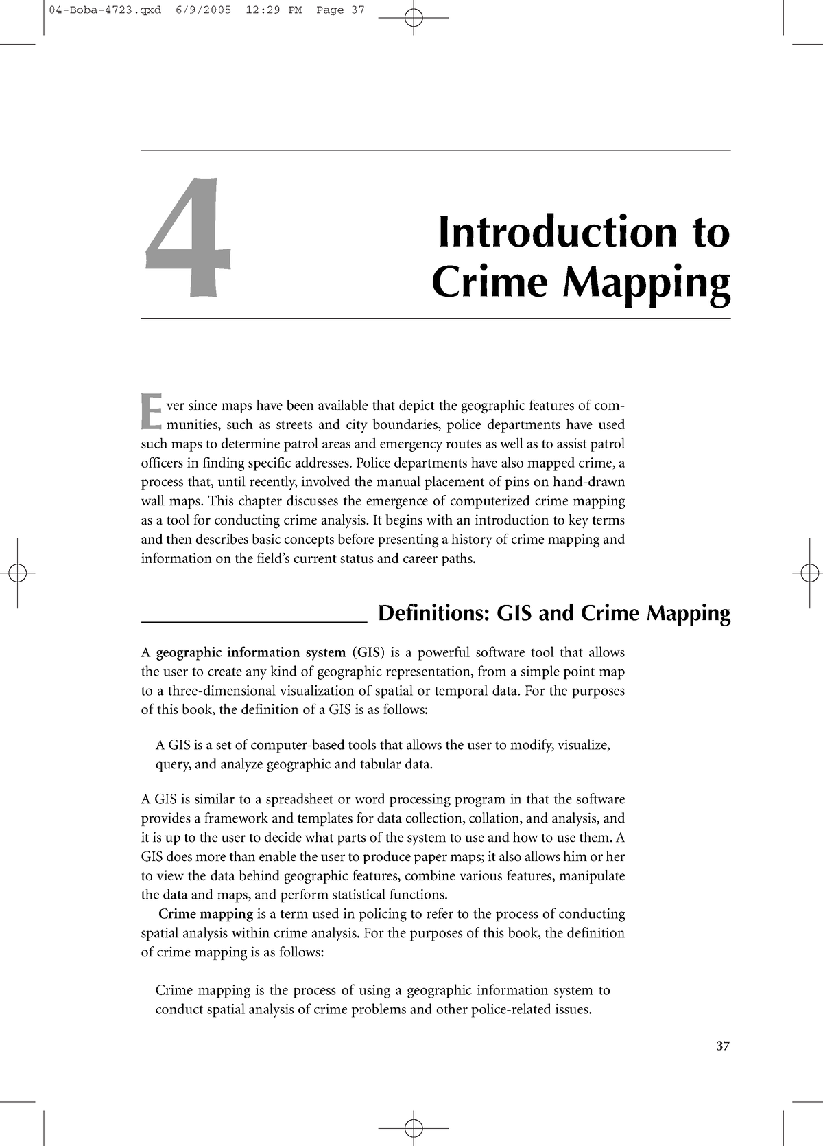 6244 Chapter 4 Boba Final PDF 3 - 37 4 Introduction To Crime Mapping E ...