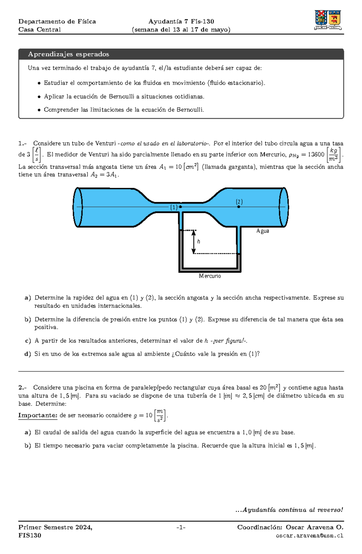 Ayudant Ã­a 7 - Casa Central (semana Del 13 Al 17 De Mayo) Aprendizajes ...