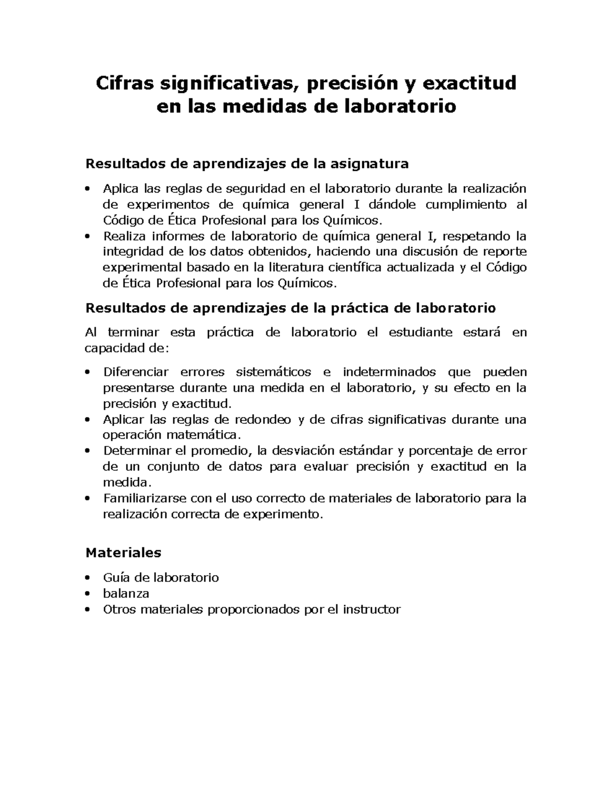 Incertidumbre en la medida y cifras significativas 2- Español - Cifras ...