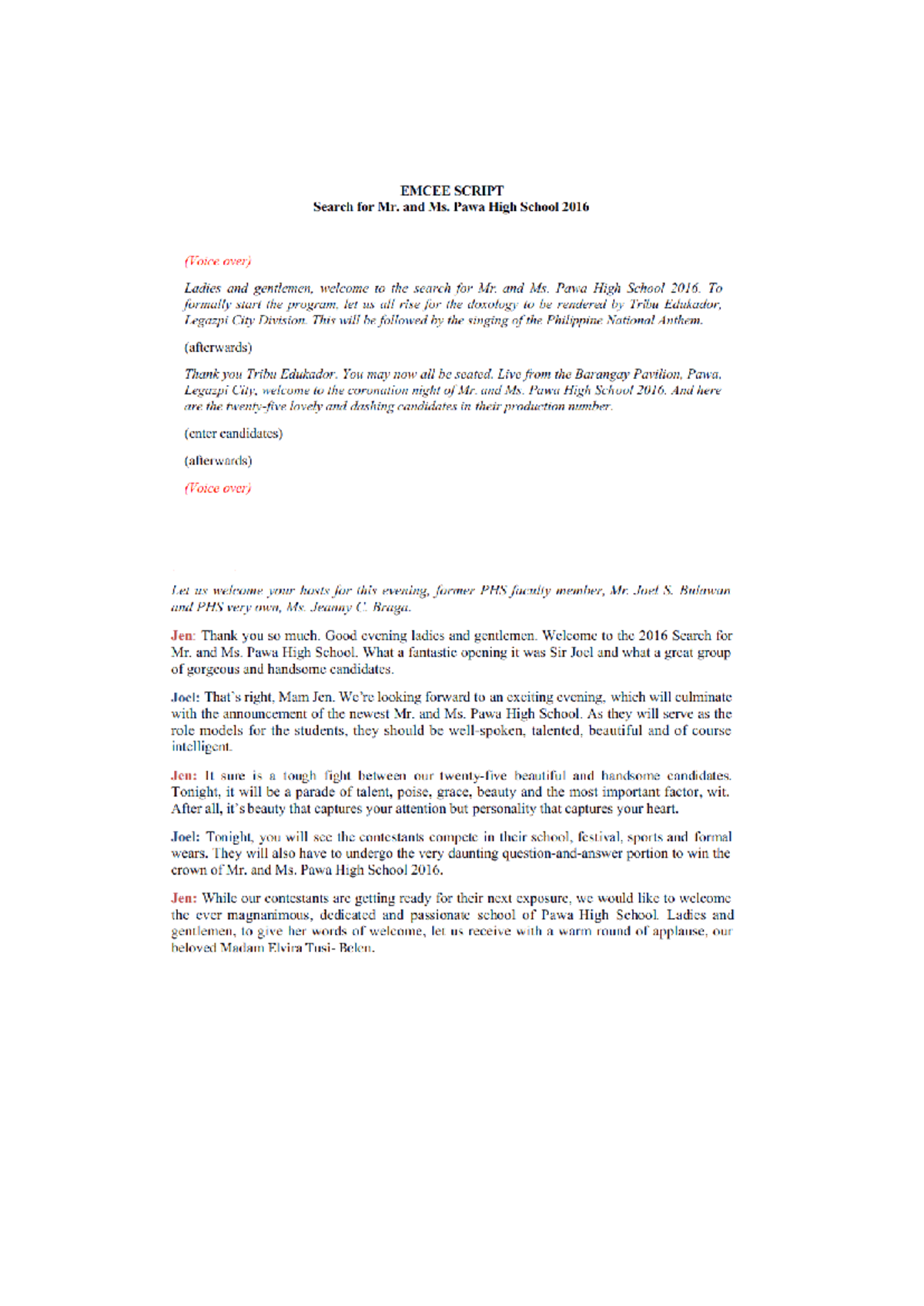 Pageent Script Opening - Copy - Local Government of the Philippines ...