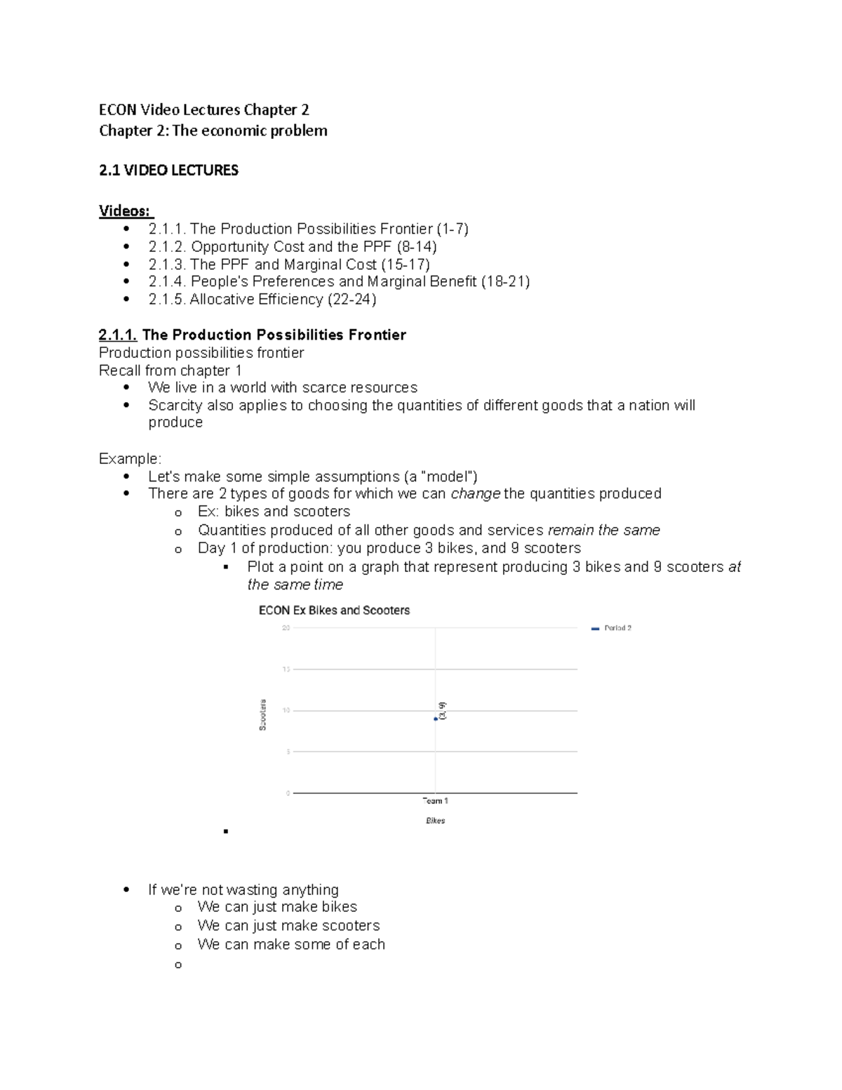 ECON Lectures Chapter 2 And HW - ECON Video Lectures Chapter 2 Chapter ...