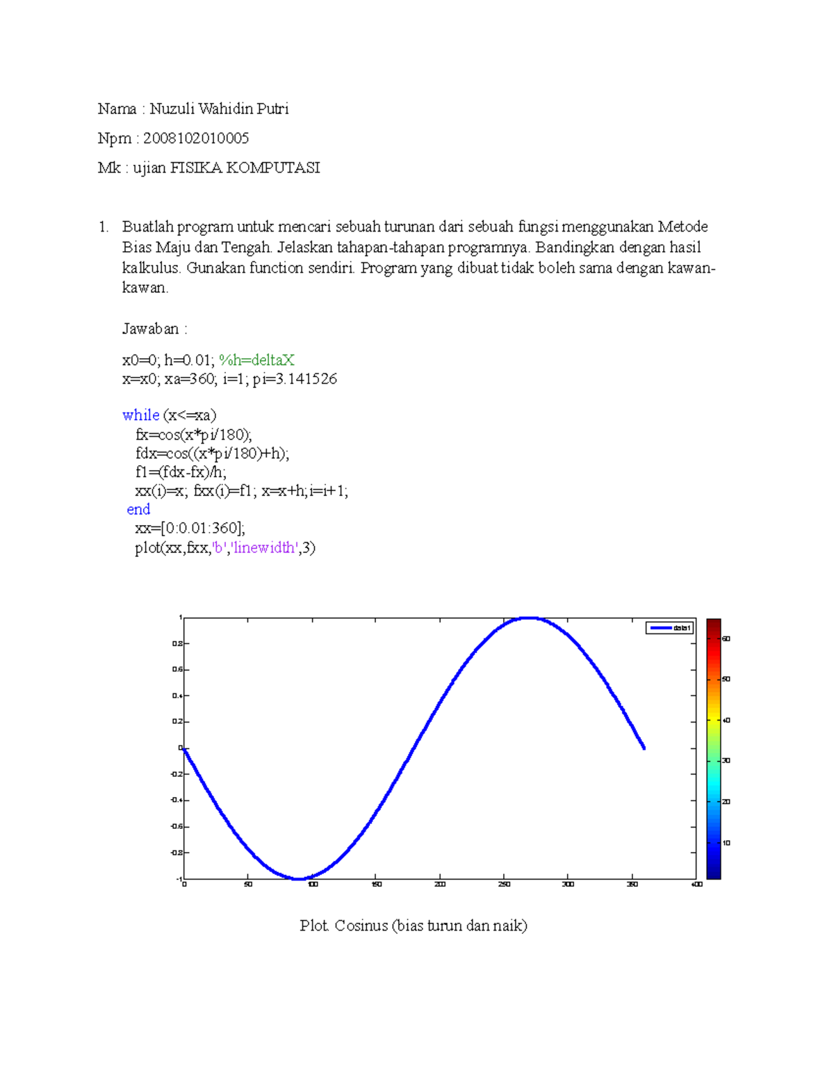 Fisika Komputasi - program untuk menghitung integrasi menggunakan ...