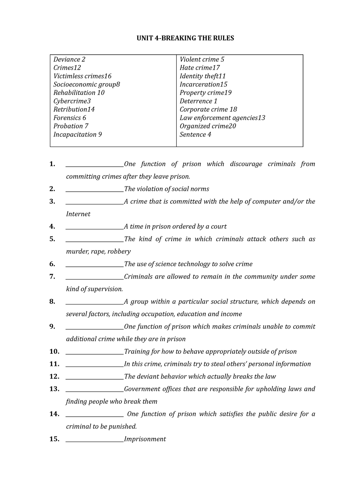 vocabulary-check-8-lecture-notes-10-unit-4-breaking-the-rules