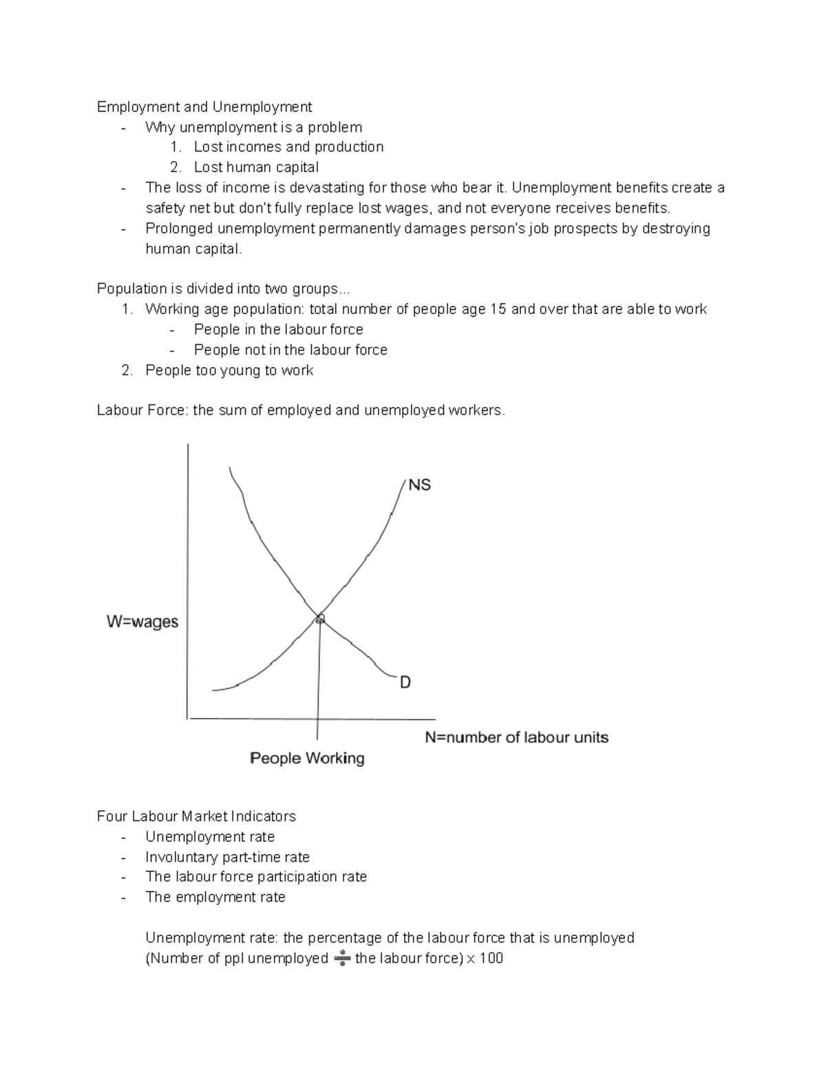 Chapter 5 Macroeconomics - Employment And Unemployment - Why ...