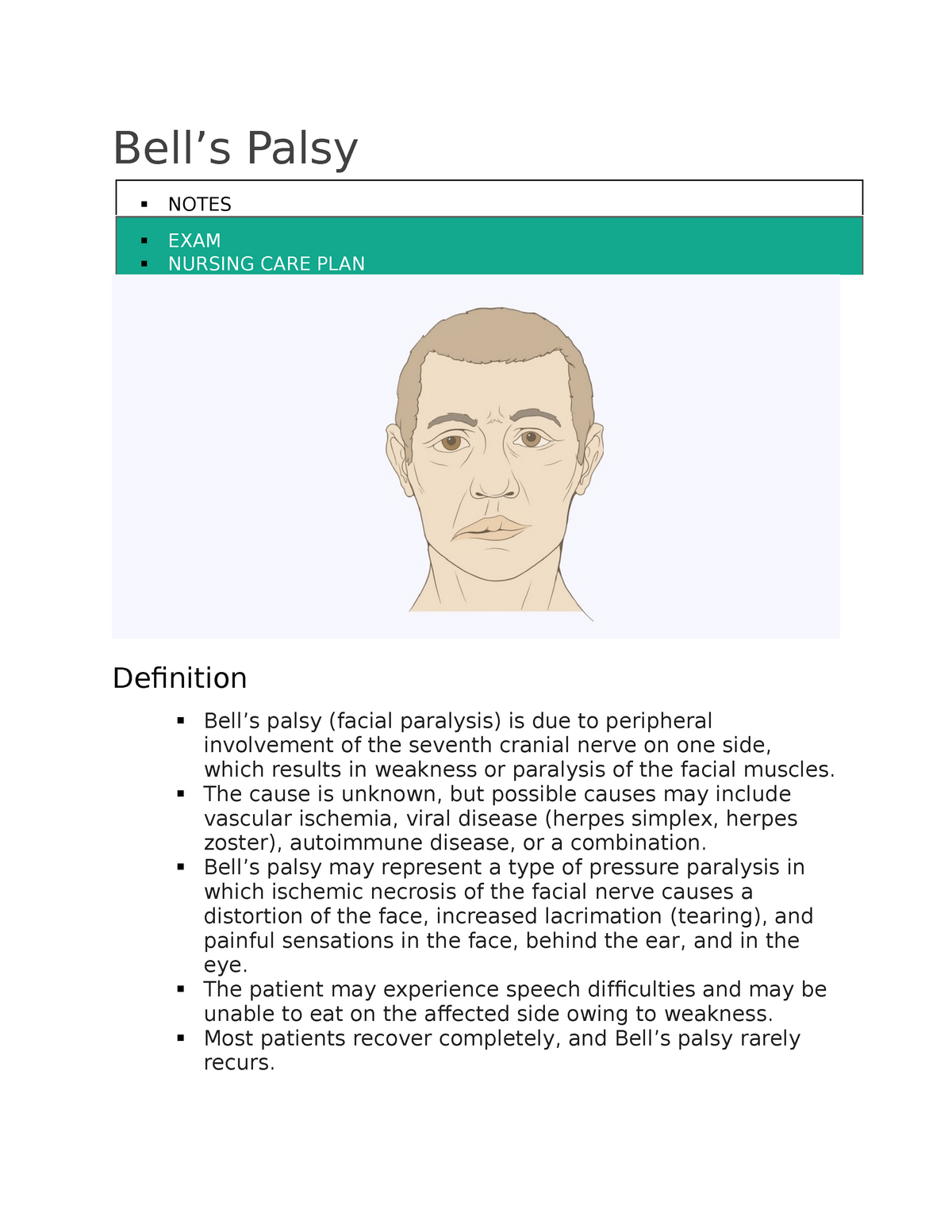 bell-s-palsy-bell-s-palsy-notes-exam-nursing-care-plan-definition