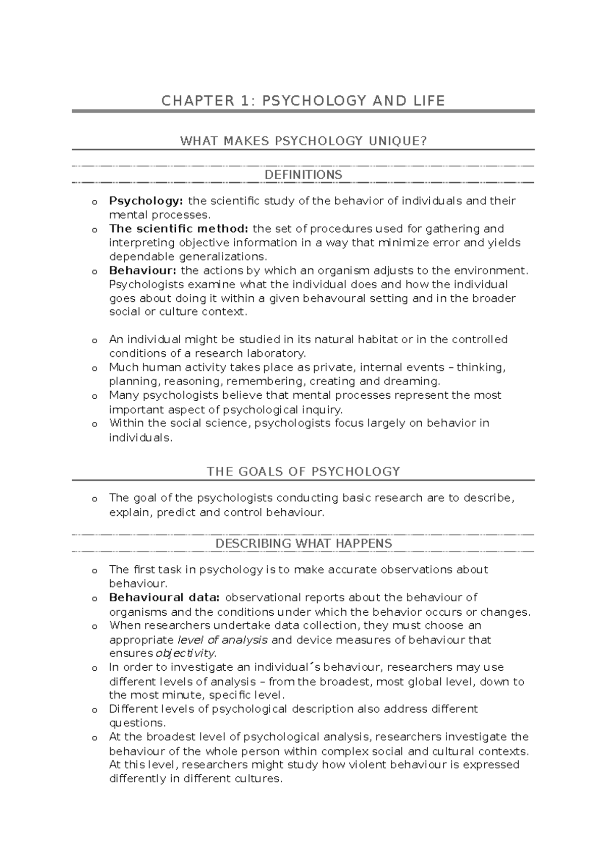 What Makes Psychology Difficult