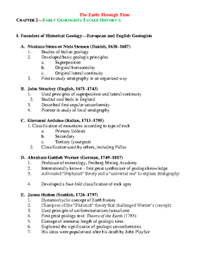 Ch17 Human Origins Notes - The Earth Through Time CHAPTER 17 —HUMAN ...