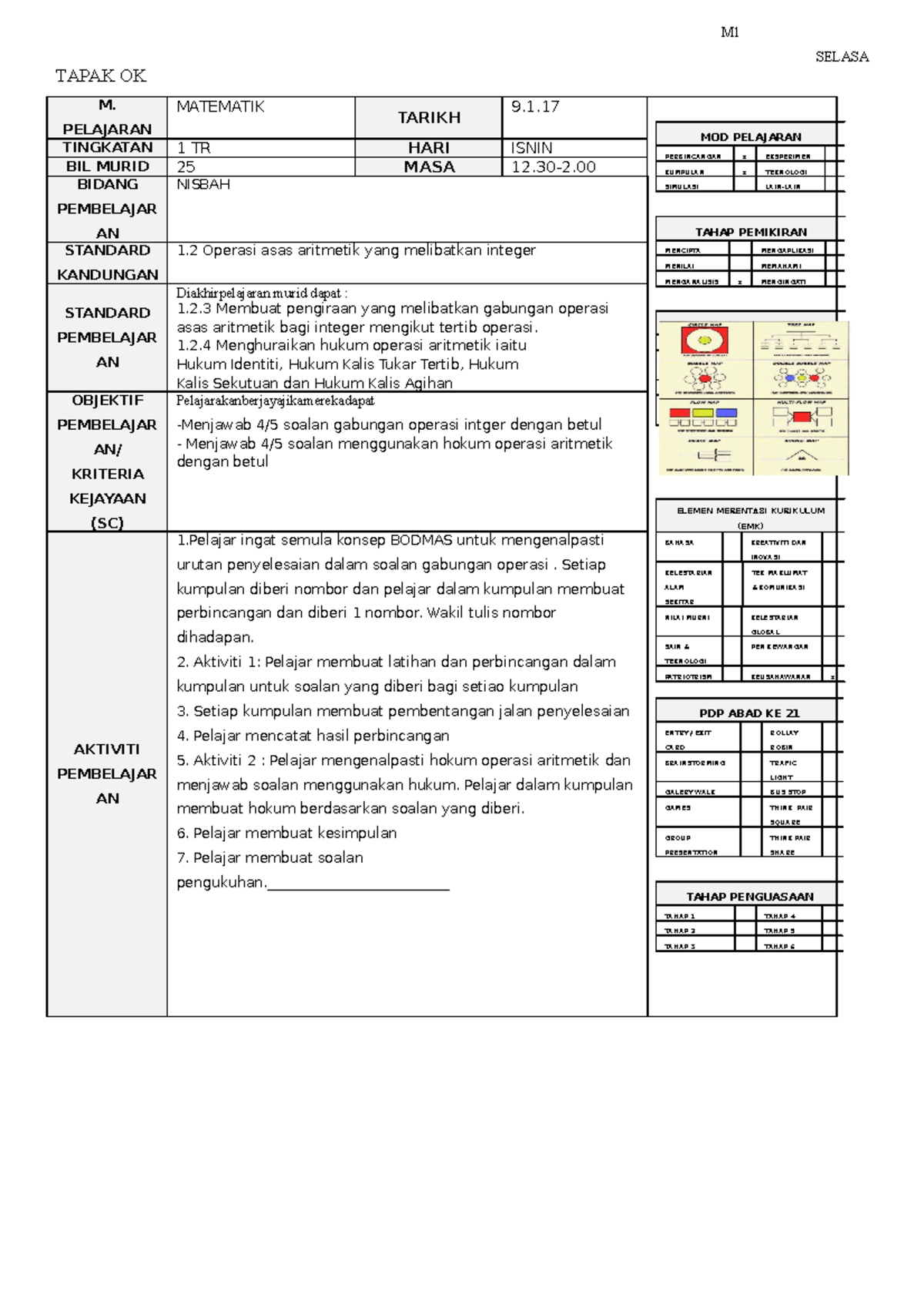 RPH F1-Bab-1-5-Nombor-Nisbah - SELASA TAPAK OK M. PELAJARAN MATEMATIK ...