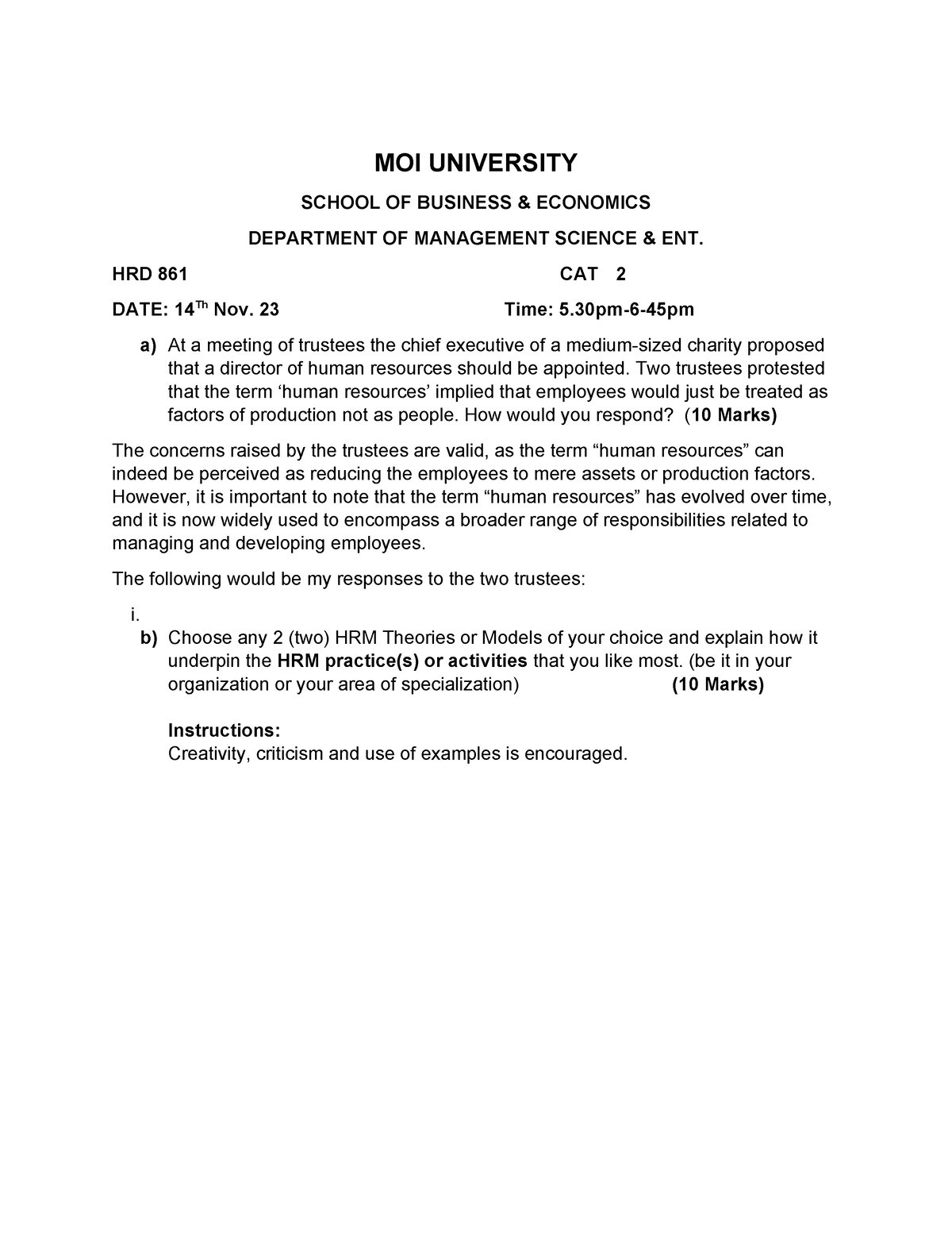 moi university research proposal format