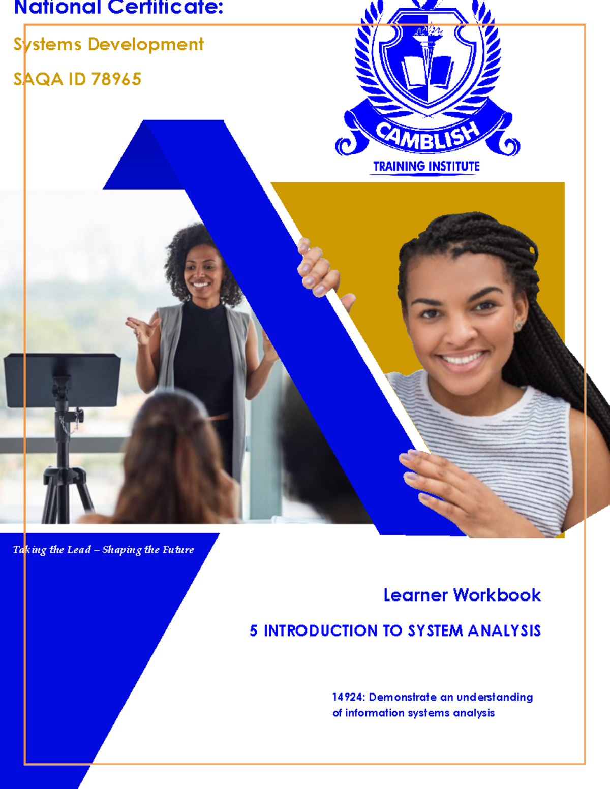 1. SAQA 14924 Learner Workbook done Studocu