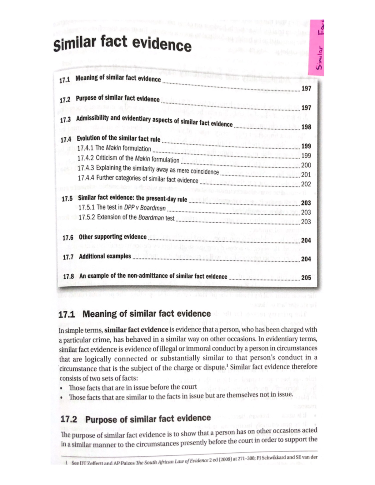 Similar fact of evidence - Studocu