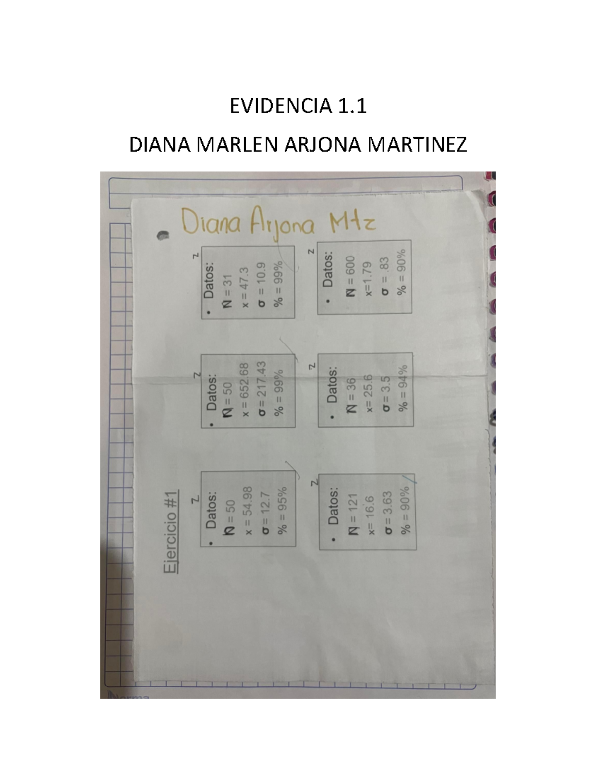Evidencia 1 - Contabilidad Financiera - EVIDENCIA 1. 1 DIANA MARLEN ...