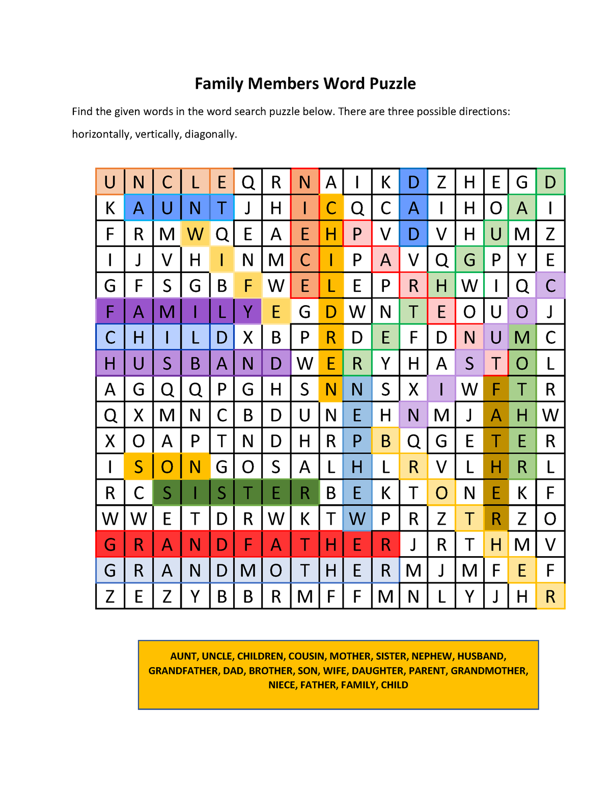 word puzzle homework