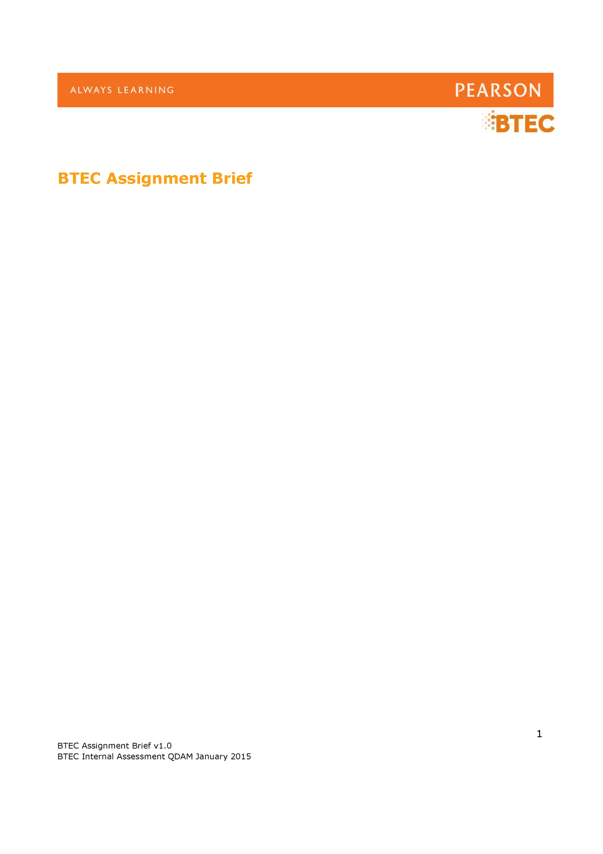 btec assignment brief v1.0