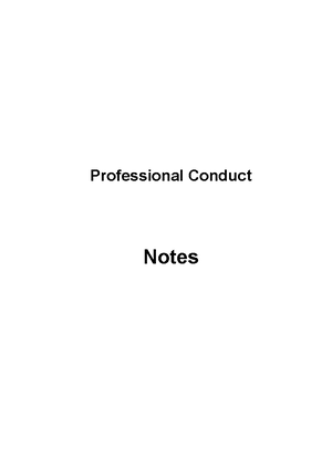LLB1197 Notes - LLB1197 Ethics and Professional Responsibility Week 1 ...