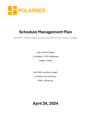 PROJMAN Cost Management - Cost Management Plan PAHIRAM: A Web-Based ...