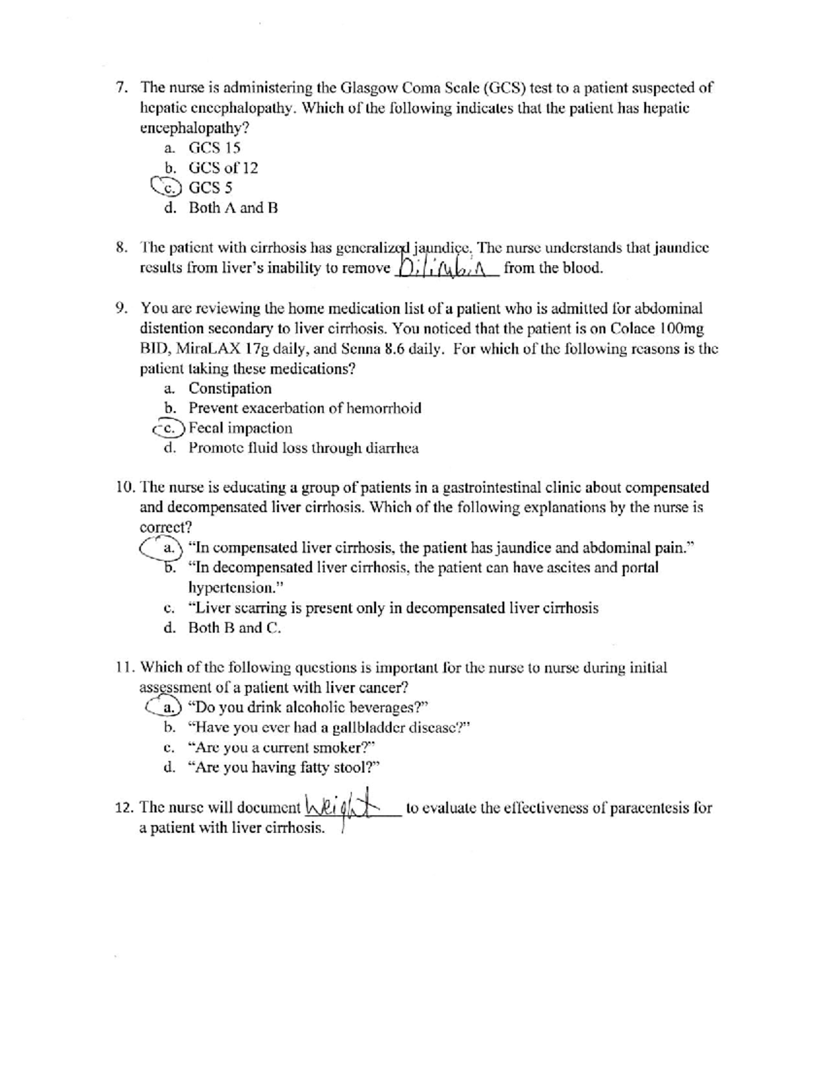 Pass week 7 - paper - NURS 224 - Studocu